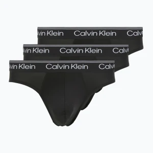 Slipy męskie Calvin Klein LV00NB4408 Hip Brief 3 pary black