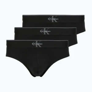 Slipy męskie Calvin Klein LV00NB4471 Hip Brief 3 pary black