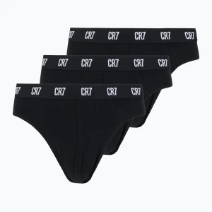 Slipy męskie CR7 Basic Brief 3 pary black