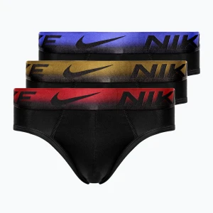 Slipy męskie Nike Essential Micro Boxer Brief 3 pary black/grey/ deep red