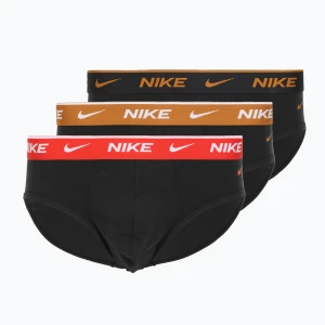 Slipy męskie Nike Everyday Cotton Stretch Brief 3 pary black light crimson/desert ochre/black wb