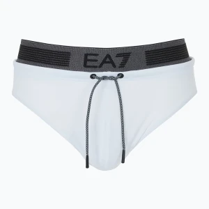 Slipy pływackie męskie EA7 Emporio Armani Logo Tape Brief white