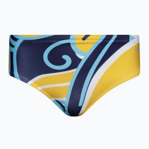Slipy pływackie męskie HUUB Brief Jonny navy/yellow
