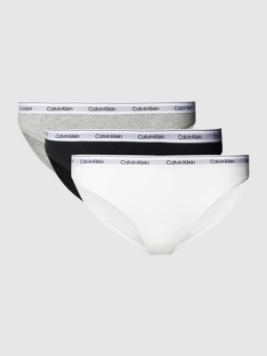 Slipy w jednolitym kolorze w zestawie 3 szt. Calvin Klein Underwear