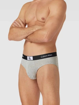 Slipy z detalem z logo Calvin Klein Underwear
