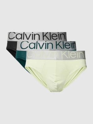Slipy z dodatkiem streczu w zestawie 3 szt. model ‘Steel’ Calvin Klein Underwear
