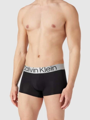Slipy z elastycznym pasem z efektem metalicznym Calvin Klein Underwear
