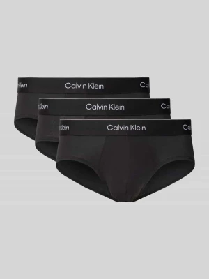 Slipy z elastycznym pasem z logo w zestawie 3 szt. Calvin Klein Underwear