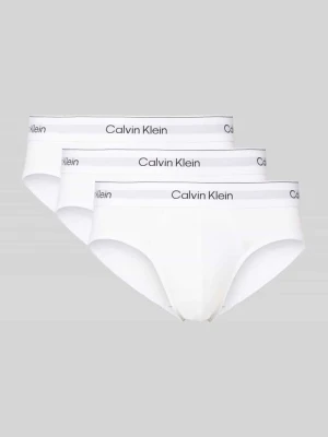 Slipy z elastycznym pasem z logo w zestawie 3 szt. Calvin Klein Underwear