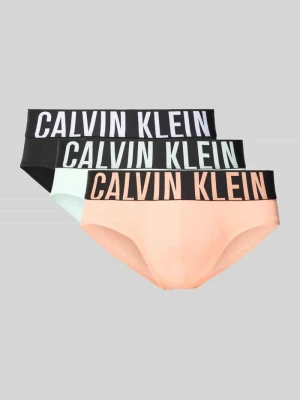 Slipy z elastycznym paskiem z logo w zestawie 3 szt. Calvin Klein Underwear