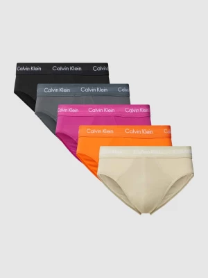 Slipy z elastycznym paskiem z logo w zestawie 5 szt. Calvin Klein Underwear