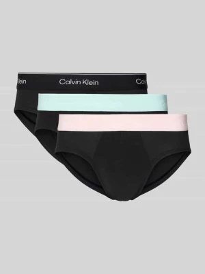 Slipy z mieszanki bawełny w zestawie 3 szt. Calvin Klein Underwear