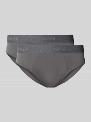 Slipy z pasem z logo w zestawie 2 szt. model ‘Base Brief’ SLG