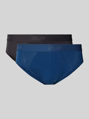 Slipy z pasem z logo w zestawie 2 szt. model ‘Base Brief’ SLG
