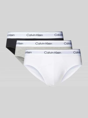 Slipy z pasem z logo w zestawie 3 szt. Calvin Klein Underwear