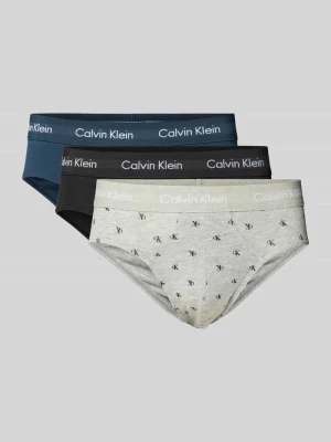 Slipy z pasem z logo w zestawie 3 szt. Calvin Klein Underwear