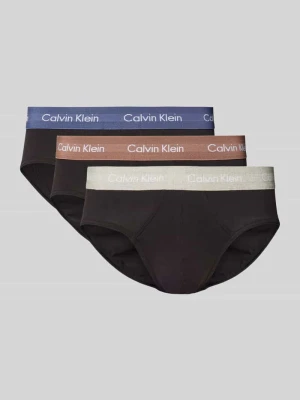 Slipy z pasem z logo w zestawie 3 szt. Calvin Klein Underwear