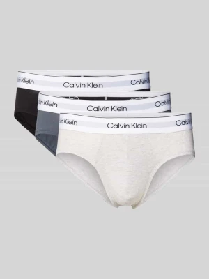 Slipy z pasem z logo w zestawie 3 szt. Calvin Klein Underwear