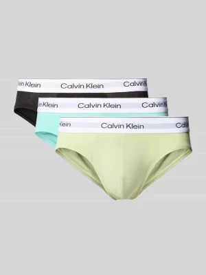 Slipy z pasem z logo w zestawie 3 szt. Calvin Klein Underwear