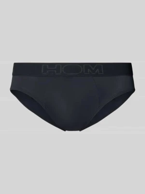 Slipy z paskiem z logo HOM