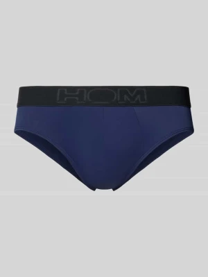 Slipy z paskiem z logo HOM