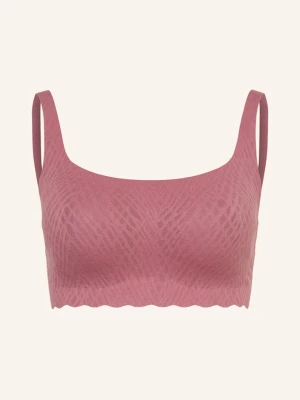 Sloggi Biustonosz Bustier Zero Feel Bliss lila BRUDNY RÓŻ