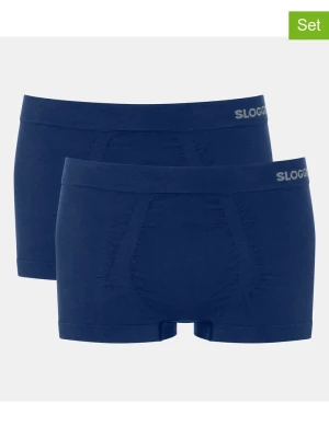 Sloggi Bokserki (2 pary) "Go Smooth" w kolorze granatowym rozmiar: XL