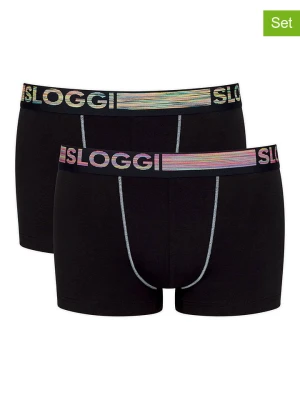 Sloggi Bokserki (2 pary) w kolorze czarnym rozmiar: S