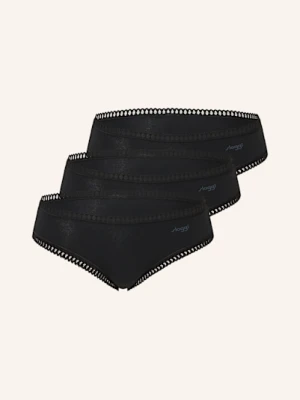 Sloggi Majtki Go Crush, 3 Szt. schwarz