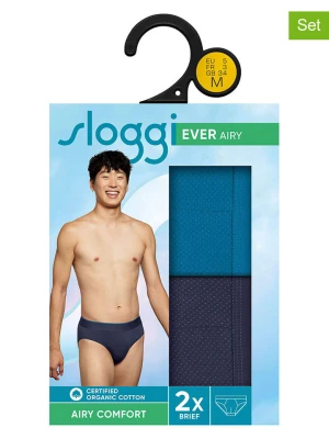 Sloggi Slipy (2 pary) "Ever" w kolorze niebieskim rozmiar: XL