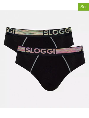 Sloggi Slipy (2 pary) "Go ABC" w kolorze czarnym rozmiar: XXL