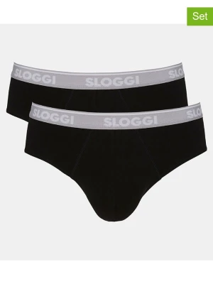 Sloggi Slipy (2 pary) w kolorze czarnym rozmiar: M