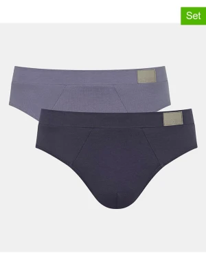 Sloggi Slipy (2 pary) w kolorze niebieskim i granatowym rozmiar: M