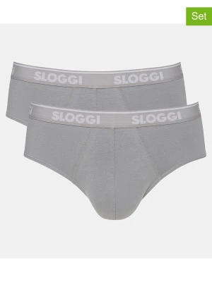 Sloggi Slipy (2 pary) w kolorze szarym rozmiar: XL