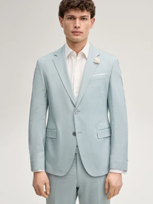 Ślubna marynarka modułowa Herby w kolorze szałwiowym Joop