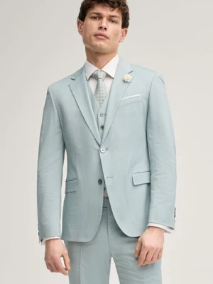 Ślubna marynarka modułowa Herby w kolorze szałwiowym Joop