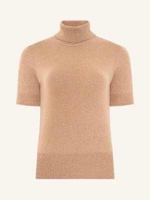 Sly 010 Golf Franci Z Kaszmiru Z Błyszczącą Przędzą beige