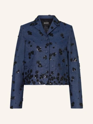 Sly 010 Marynarka Farrah W Stylu Dżinsowym Z Cekinami blau