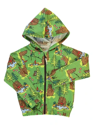 Småfolk Bluza "Bears" w kolorze zielono-brązowym rozmiar: 122/128