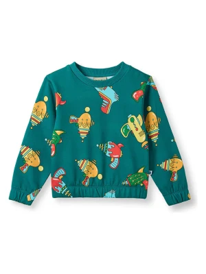 Småfolk Bluza "Space Blasters" w kolorze zielonym rozmiar: 92/98