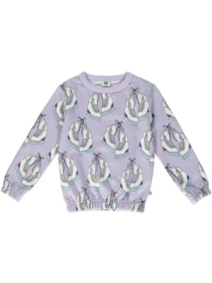 Småfolk Bluza w kolorze fioletowym rozmiar: 104/110