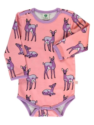 Småfolk Body "Roes" w kolorze jasnoróżowo-fioletowym rozmiar: 56