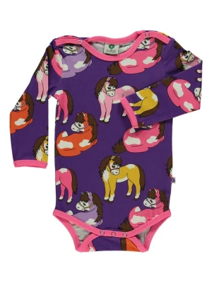 Småfolk Body w kolorze fioletowym rozmiar: 80