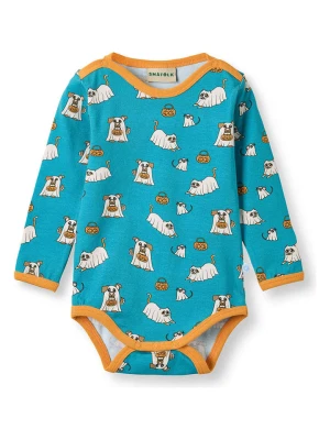 Småfolk Body w kolorze turkusowym rozmiar: 56