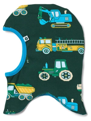 Småfolk Dwustronna czapka w kolorze zielono-niebieskim rozmiar: 52-54 cm