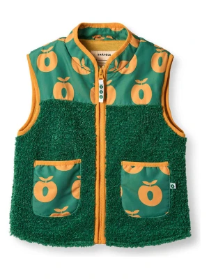 Småfolk Kamizelka polarowa w kolorze zielonym rozmiar: 110/116