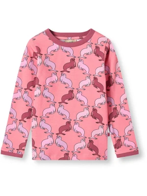 Småfolk Koszulka "Elstar" w kolorze jasnoróżowym rozmiar: 104/110