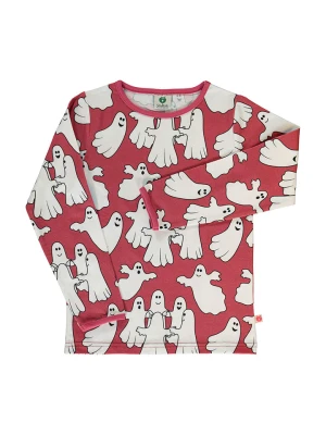 Småfolk Koszulka "Ghosts" w kolorze czerwono-białym rozmiar: 110/116