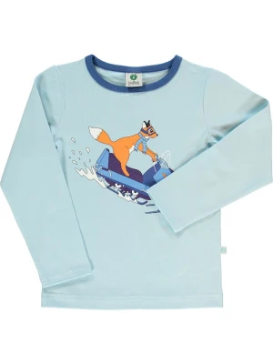 Småfolk Koszulka w kolorze błękitnym rozmiar: 104/110