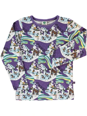 Småfolk Koszulka w kolorze fioletowym ze wzorem rozmiar: 122/128